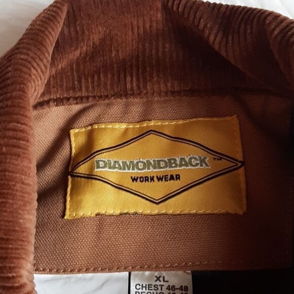 Diamond Back Tan Work Coat Waterproof Heavy. XL - Picture 3 of 8